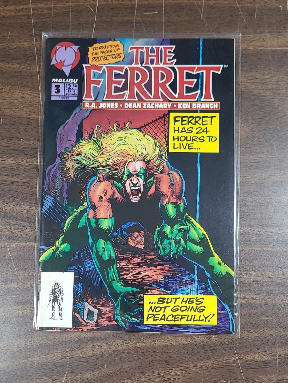 Malibu The Ferret Comic Book #3 Bagged